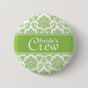 Badge Rond 5 Cm Bouton de l'équipage de la mariée écossaise Apple