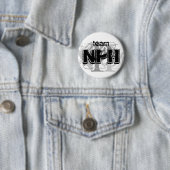 Badge Rond 5 Cm Bouton de l'équipe NPH (En situation)