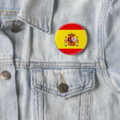 Badge Rond 5 Cm Bouton de l'Espagne (En situation)