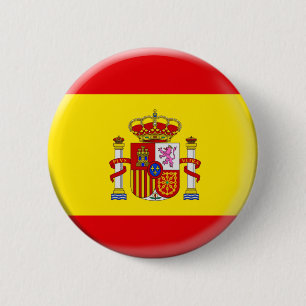 Badge Rond 5 Cm Bouton de l'Espagne
