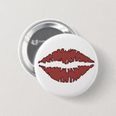 Badge Rond 5 Cm bouton de lèvres (Devant & derrière)