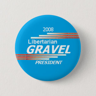 Badge Rond 5 Cm Bouton de libertaire de GRAVIER