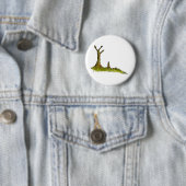 Badge Rond 5 Cm Bouton de lichens de Prototaxites (En situation)