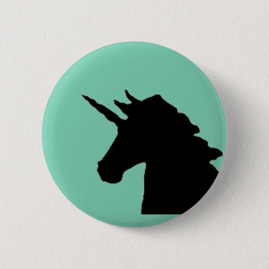 Badge Rond 5 Cm bouton de licorne (Devant)