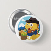 Badge Rond 5 Cm Bouton de l'Idaho VIPKID (Devant & derrière)