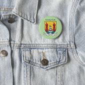 Badge Rond 5 Cm Bouton de liège du comté (En situation)