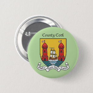 Badge Rond 5 Cm Bouton de liège du comté