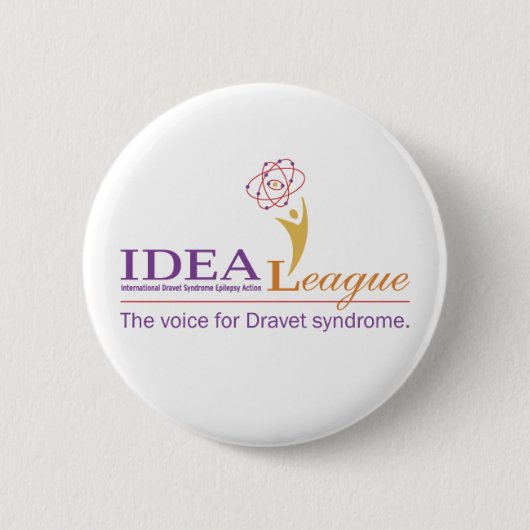 Badge Rond 5 Cm Bouton de ligue d'IDÉE (Devant)