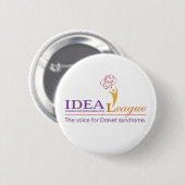 Badge Rond 5 Cm Bouton de ligue d'IDÉE (Devant & derrière)