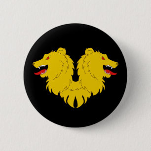 Badge Rond 5 Cm Bouton de l'insigne Barony of Adiantum Populace