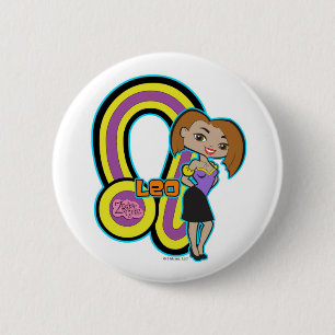 Badge Rond 5 Cm Bouton de Lion