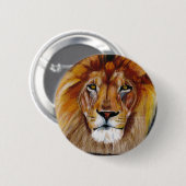 Badge Rond 5 Cm bouton de lion (Devant & derrière)