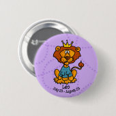 Badge Rond 5 Cm bouton de Lion (Devant & derrière)
