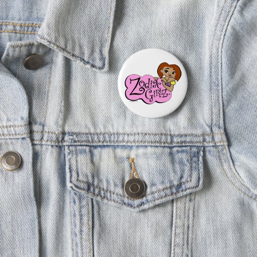 Badge Rond 5 Cm Bouton de Lion (En situation)