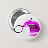 Badge Rond 5 Cm bouton de #lipstickgang (Devant & derrière)