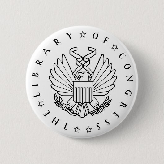 Badge Rond 5 Cm Bouton de LOC (blanc) (Devant)