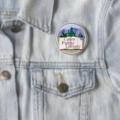 Badge Rond 5 Cm Bouton de logo (En situation)