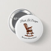 Badge Rond 5 Cm Bouton de logo | Bouton (Devant & derrière)