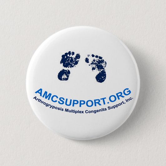 Badge Rond 5 Cm bouton de logo d'amcsupport (Devant)