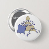 Badge Rond 5 Cm Bouton de logo d'Austin SCBWI (Devant & derrière)