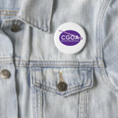 Badge Rond 5 Cm Bouton de logo de CGOA (En situation)