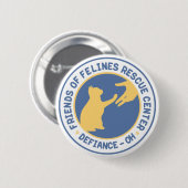 Badge Rond 5 Cm Bouton de logo de FFRC (Devant & derrière)