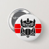 Badge Rond 5 Cm Bouton de logo de la KP (Devant & derrière)