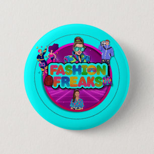 Badge Rond 5 Cm Bouton de logo de l'équipe de mode