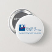 Badge Rond 5 Cm Bouton de logo de LWVAH (Devant & derrière)
