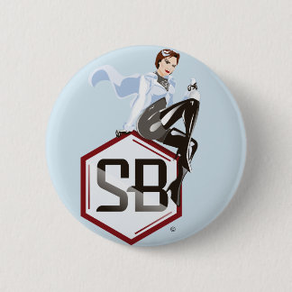 Badge Rond 5 Cm Bouton de logo de SciBabe