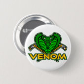 Badge Rond 5 Cm Bouton de logo de venin (Devant & derrière)