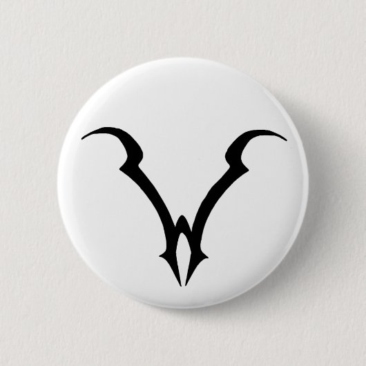 Badge Rond 5 Cm Bouton de logo de Worshyp (Devant)