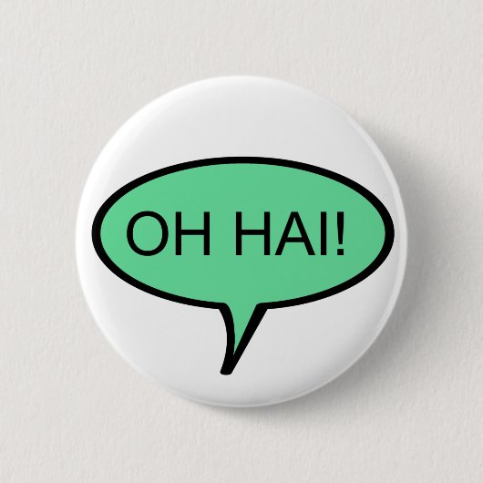 Badge Rond 5 Cm Bouton de l'OH HAI (Devant)