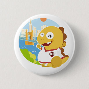 Badge Rond 5 Cm Bouton de l'Ohio VIPKID