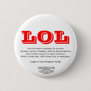 Badge Rond 5 Cm Bouton de LOL