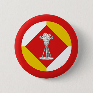 Badge Rond 5 Cm Bouton de l'Ordre de la Flamme d'Argent