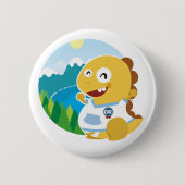 Badge Rond 5 Cm Bouton de l'Orégon VIPKID (Devant)