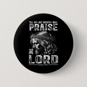 Badge Rond 5 Cm Bouton de louange Lord