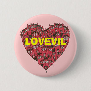 Badge Rond 5 Cm Bouton de Lovevil