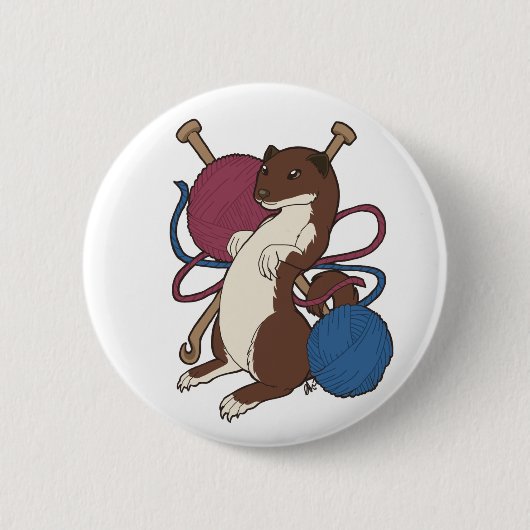 Badge Rond 5 Cm Bouton de LSG Tweasel (Devant)