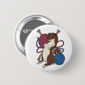 Badge Rond 5 Cm Bouton de LSG Tweasel (Devant & derrière)