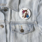 Badge Rond 5 Cm Bouton de LSG Tweasel (En situation)