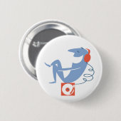 Badge Rond 5 Cm Bouton de lux (Devant & derrière)