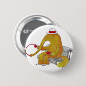 Badge Rond 5 Cm Bouton de M. Anteater (Devant & derrière)