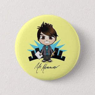 Badge Rond 5 Cm Bouton de "M. Metropolitan"