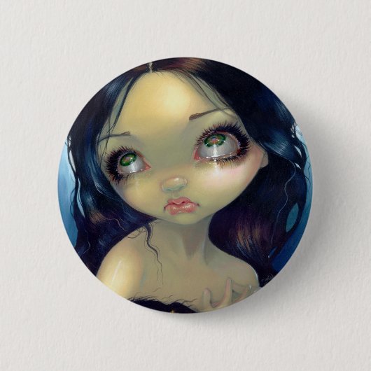 Badge Rond 5 Cm Bouton "de Magdalene contrite" (Devant)