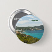 Badge Rond 5 Cm Bouton de Majorque (Devant & derrière)