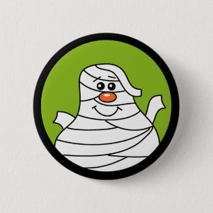 Badge Rond 5 Cm Bouton de maman d'Halloween