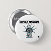 Badge Rond 5 Cm Bouton de maman d'Obama (Devant & derrière)