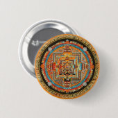 Badge Rond 5 Cm Bouton de mandala (Devant & derrière)